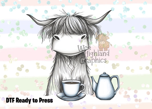 Ready to Press - DTF Transfers - Ready to Press - T-shirt Transfers - Heat Transfer - Direct to Film - Highland Tea