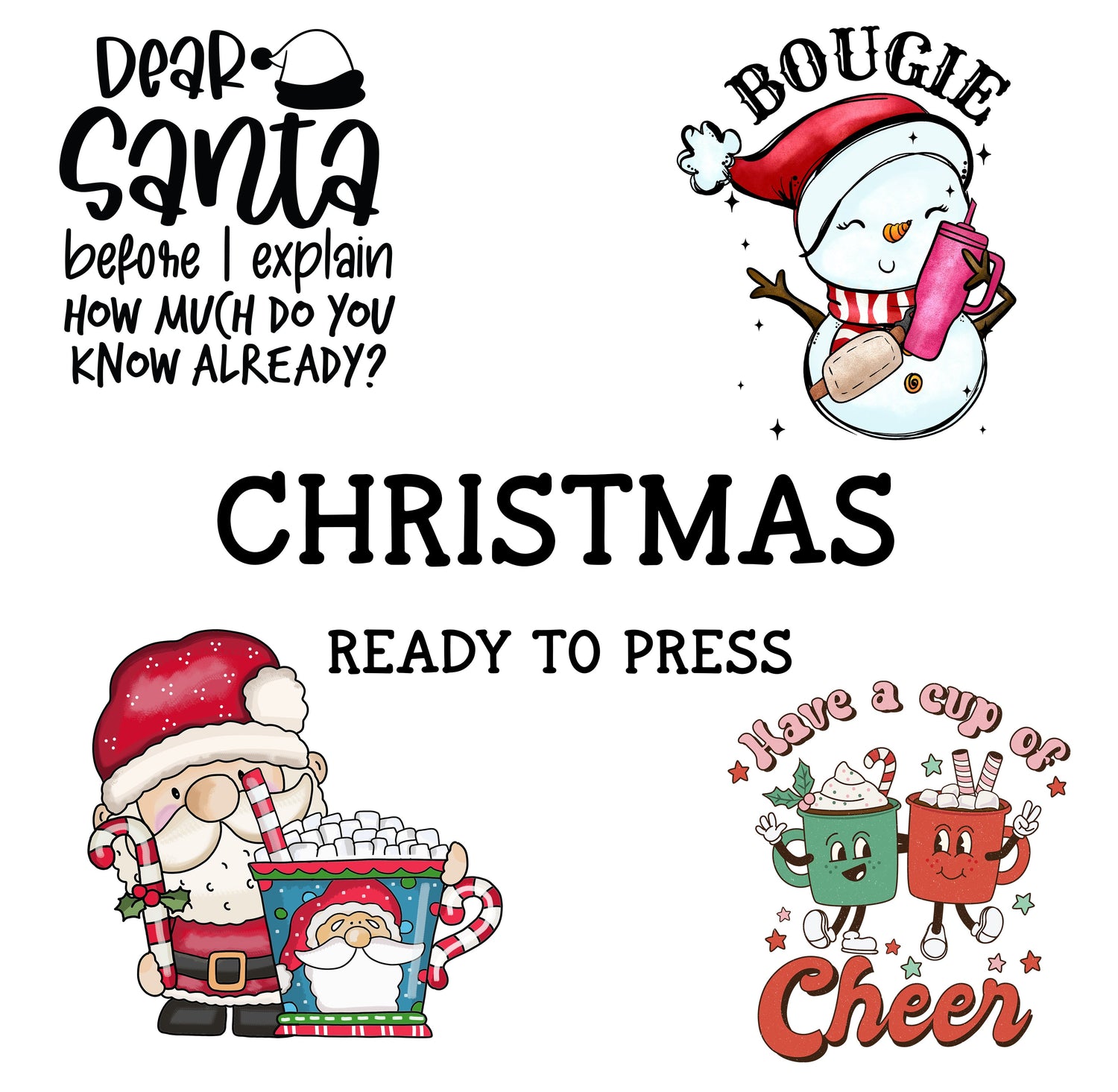 Christmas Ready to Press DTF