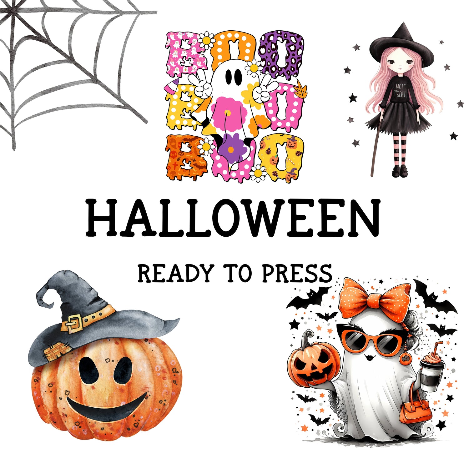 Halloween Ready To Press DTF