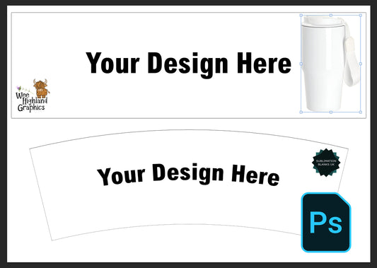 20oz Subimation Travel Mug PSD