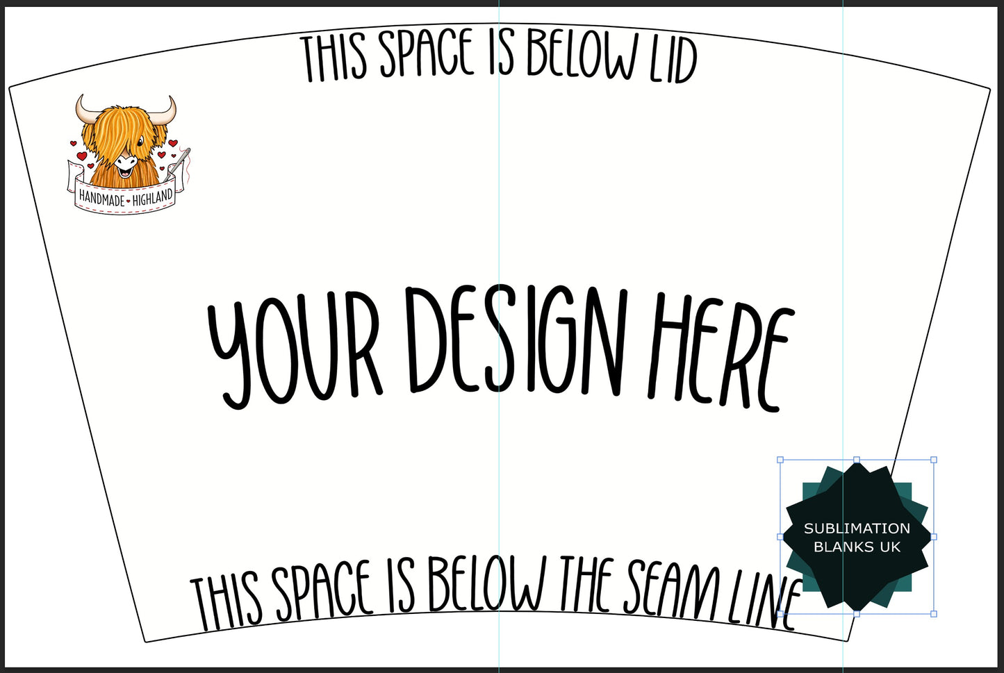 16oz Subimation Hot/Cold Cup PSD